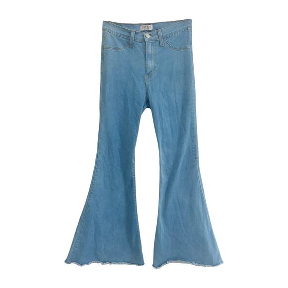 Judy Blue Super Flare Bell Bottom Jeans Sz 28 - Picture 1 of 6